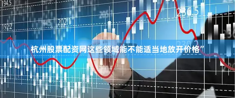 杭州股票配资网这些领域能不能适当地放开价格”