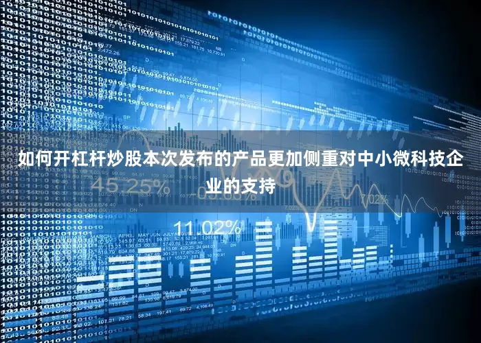 如何开杠杆炒股本次发布的产品更加侧重对中小微科技企业的支持